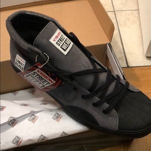 Men’s vision street wear grey suede High tops